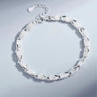 Elegant Sparkling Lucky Clover Bracelet