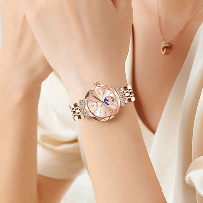 Fashionable Star & Moon Watch for Women