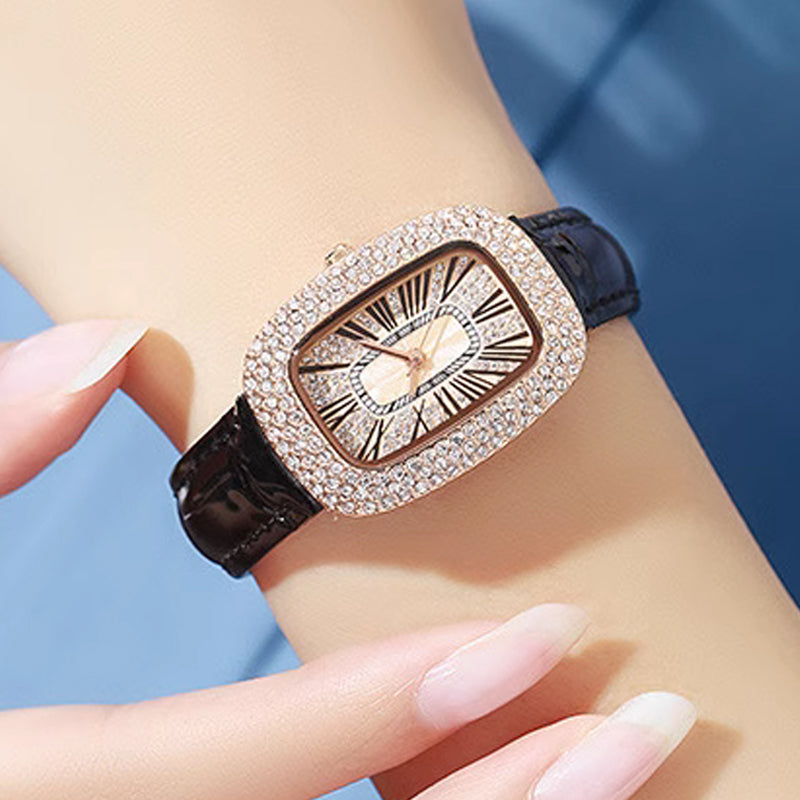 Women Square Luxury Crystal Rhinestone Diamond Watches