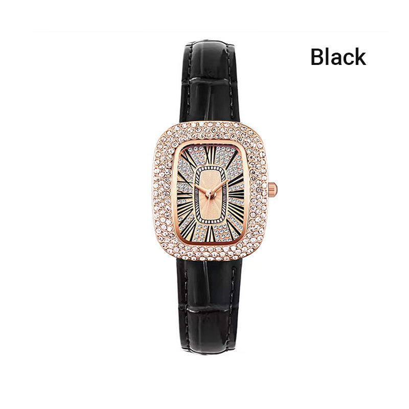 Women Square Luxury Crystal Rhinestone Diamond Watches
