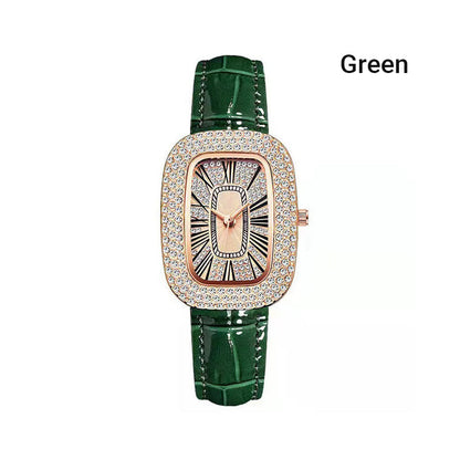 Women Square Luxury Crystal Rhinestone Diamond Watches