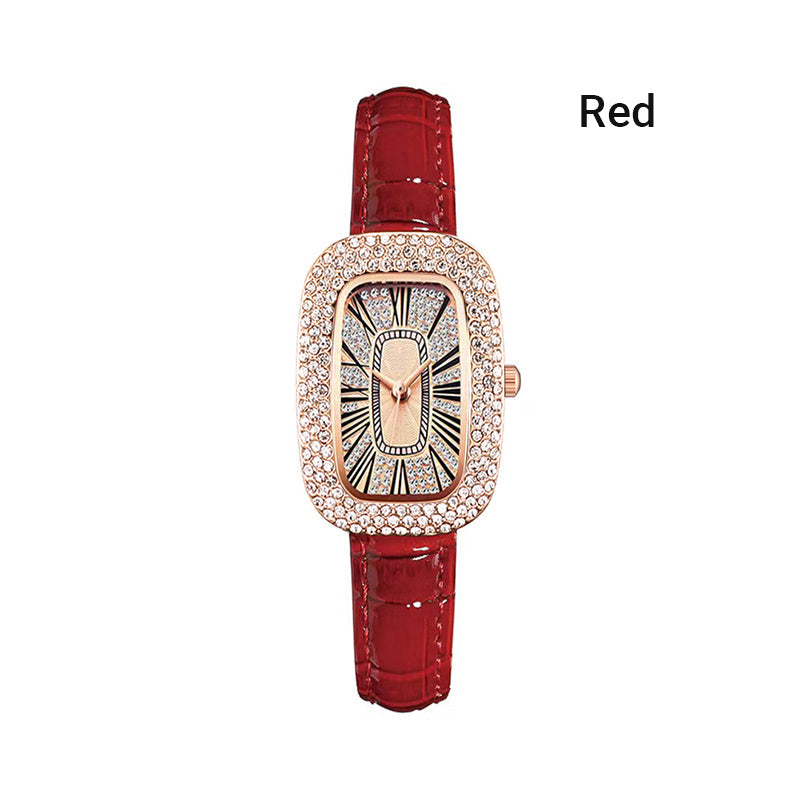 Women Square Luxury Crystal Rhinestone Diamond Watches