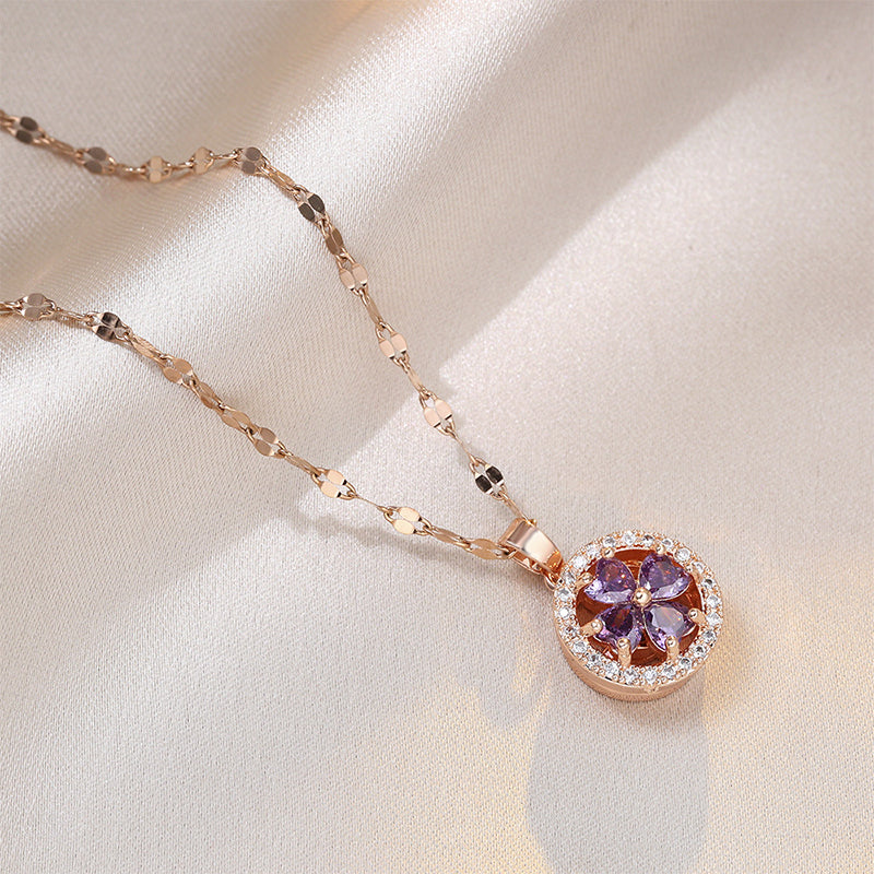 Luxury Zircon Spinner Jewelry Set