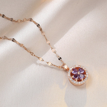 Luxury Zircon Spinner Jewelry Set