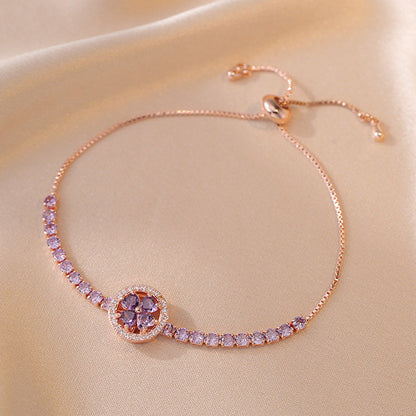 Luxury Zircon Spinner Jewelry Set