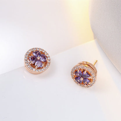 Luxury Zircon Spinner Jewelry Set