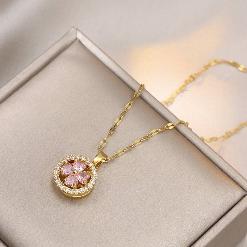 Luxury Zircon Spinner Jewelry Set