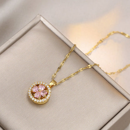 Luxury Zircon Spinner Jewelry Set