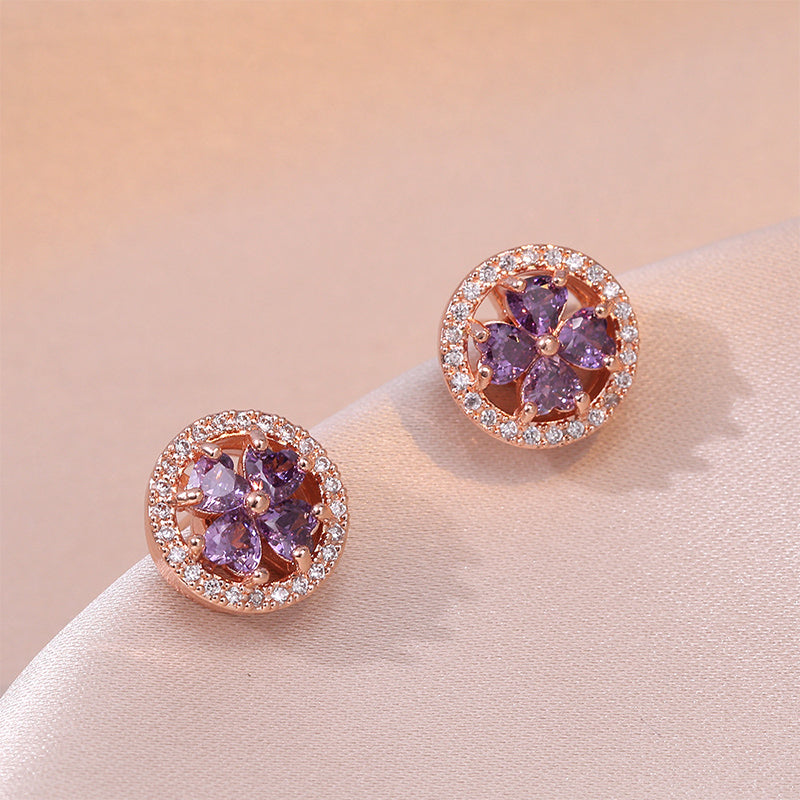 Luxury Zircon Spinner Jewelry Set