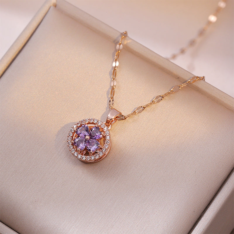 Luxury Zircon Spinner Jewelry Set