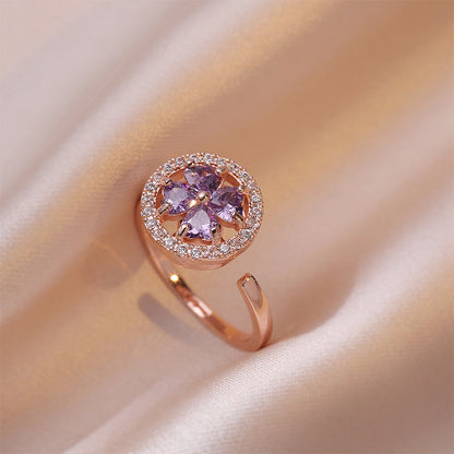 Luxury Zircon Spinner Jewelry Set