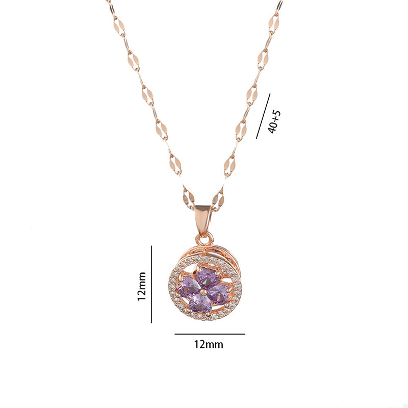 Luxury Zircon Spinner Jewelry Set