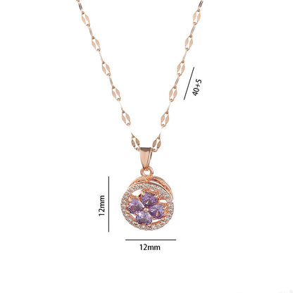 Luxury Zircon Spinner Jewelry Set