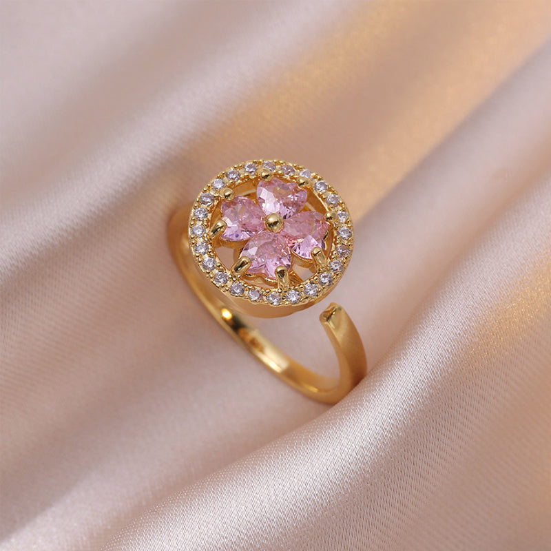 Luxury Zircon Spinner Jewelry Set