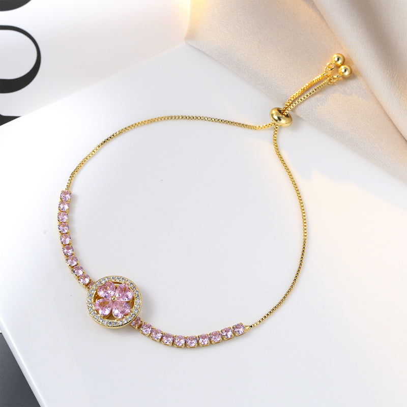 Luxury Zircon Spinner Jewelry Set