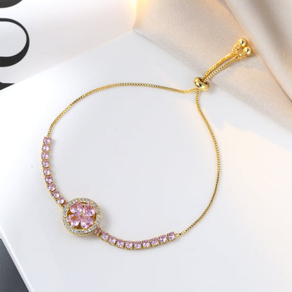Luxury Zircon Spinner Jewelry Set