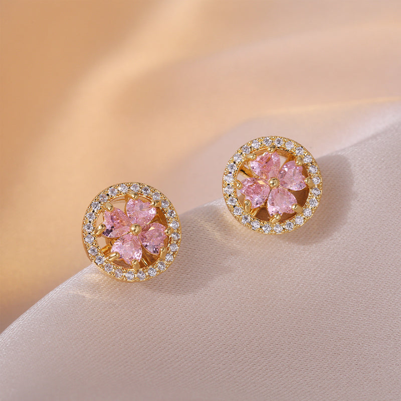 Luxury Zircon Spinner Jewelry Set