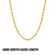 Layered Gold Twist Rope Necklaces & Bracelets