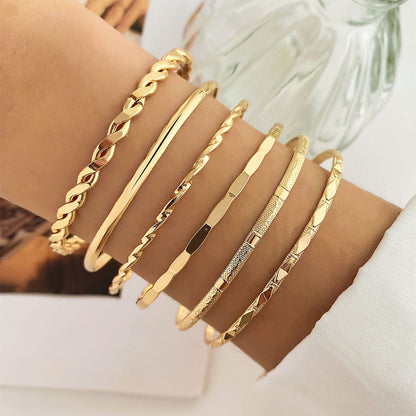 Elegant Twist Bracelet Set for Women