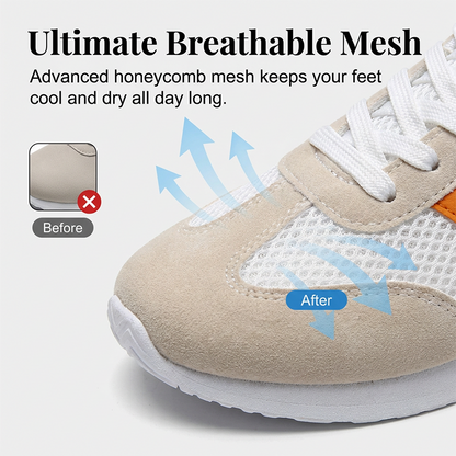 Women's Casual Lace-Up Mesh Sneakers