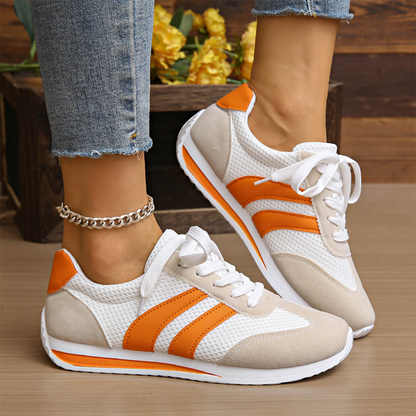 Women's Casual Lace-Up Mesh Sneakers