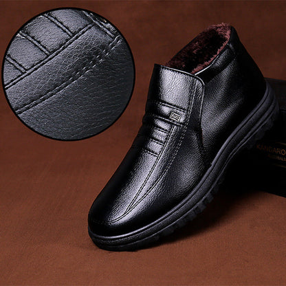 [Best Gift For Him] Men's Comfortable Plush Lined Warm Snow Boots