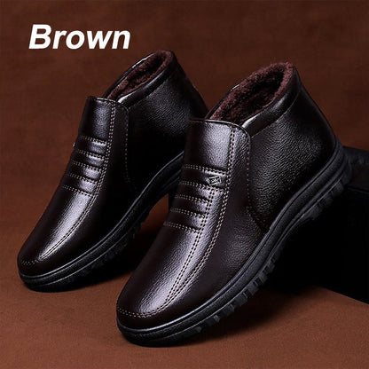 [Best Gift For Him] Men's Comfortable Plush Lined Warm Snow Boots