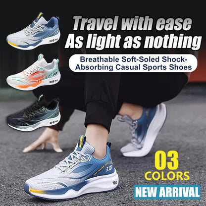 Breathable Soft Sole Shock Absorbing Sports Casual Shoes