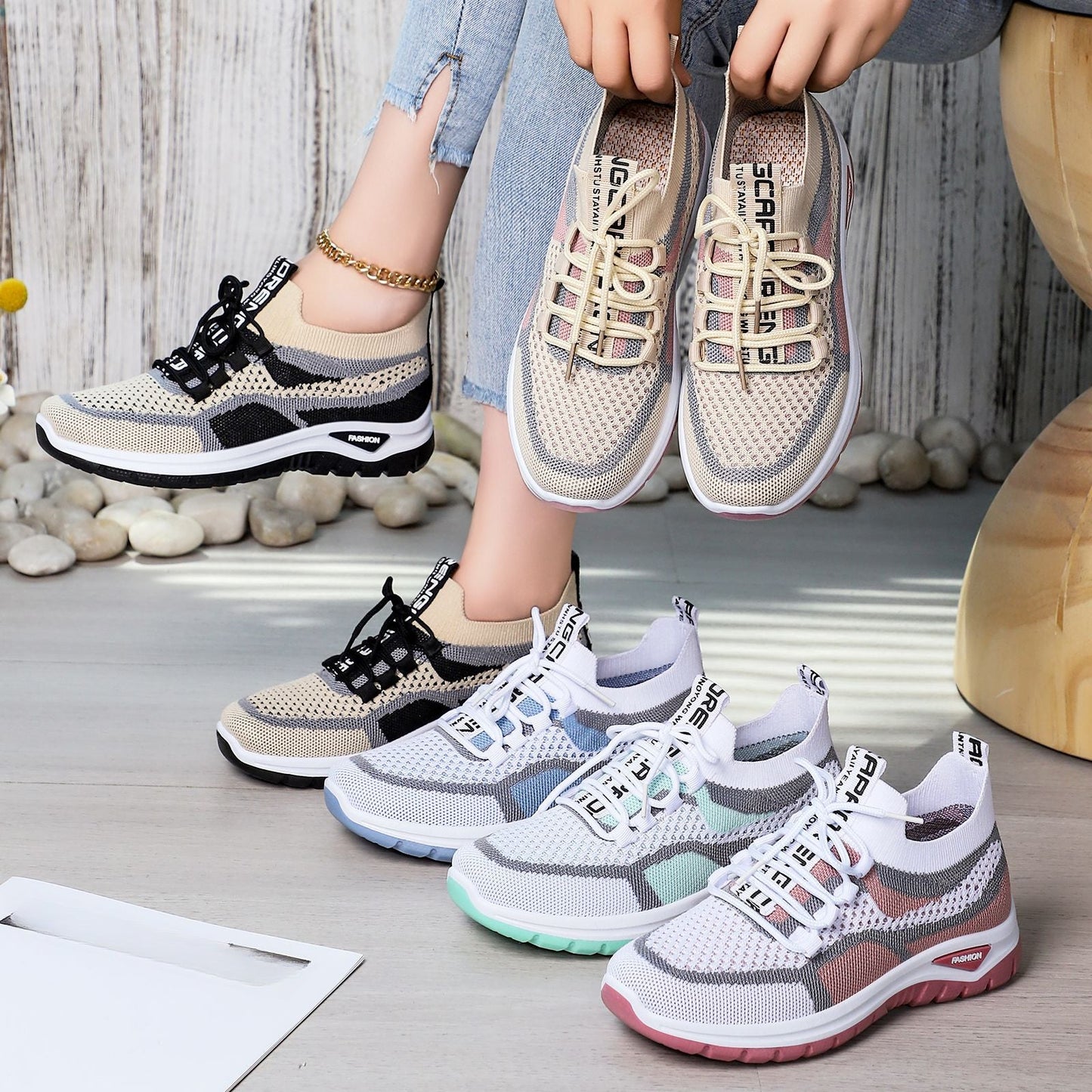 Women’s Casual Lace-Up Running Shoes