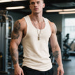 💪 50% OFF NOW! 🏋️‍♂️ Men's Cotton Fitness Tank Top – Muscle-Defining Comfort & Breathability ☁️🔥