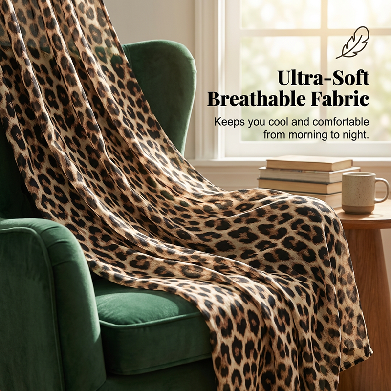 🔥Hot Sale Offers-Leopard Print V-Neck Wide-Leg Jumpsuit