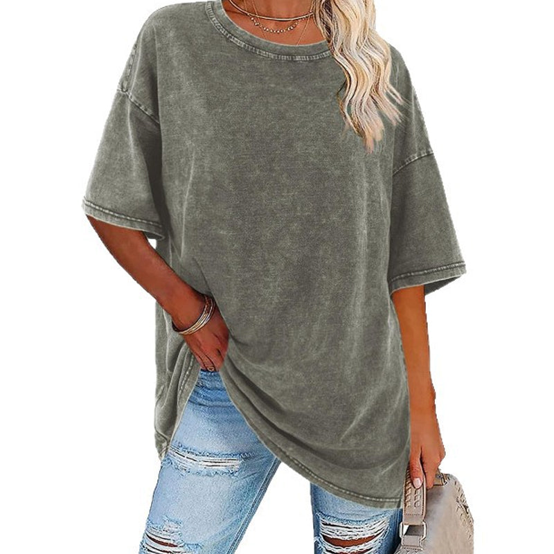 Women's Washed Vintage Oversized T-Shirt