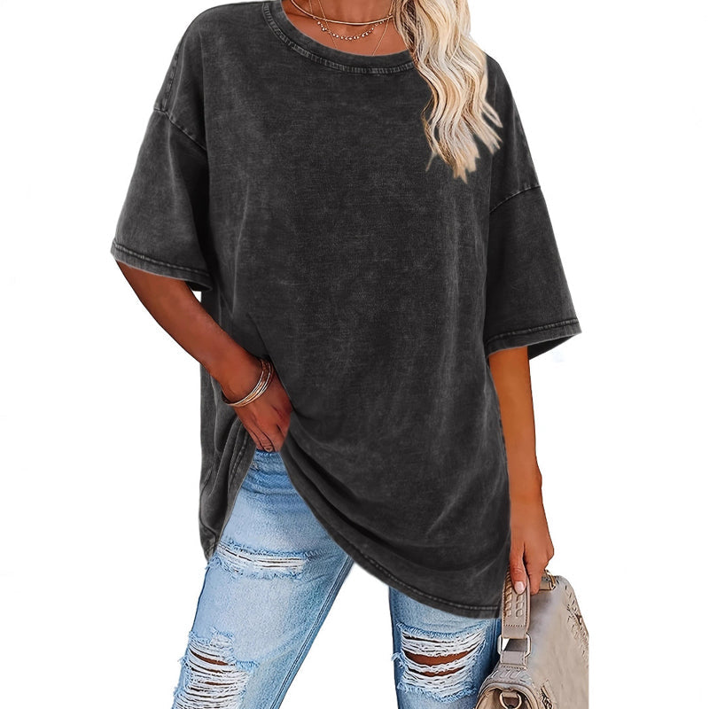 Women's Washed Vintage Oversized T-Shirt