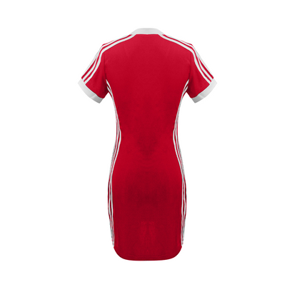 ⏰🔥LIMITED TIME 50% OFF! 💃 Women’s Sporty V-Neck Bodycon Mini Dress – Slim Fit, Stretchy & Perfect for Summer Style ✨🔥