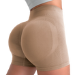 🥳PROMOÇÃO QUENTE DE 2026🥳Shorts de fitness sem costura na cor pêssego – Cintura alta com efeito modelador da barriga e efeito lifting no bumbum. Respiráveis e resistentes a agachamentos. Perfeitos para ioga ou uso diário. 🧘‍♀️✨
