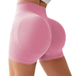 🥳PROMOÇÃO QUENTE DE 2026🥳Shorts de fitness sem costura na cor pêssego – Cintura alta com efeito modelador da barriga e efeito lifting no bumbum. Respiráveis e resistentes a agachamentos. Perfeitos para ioga ou uso diário. 🧘‍♀️✨