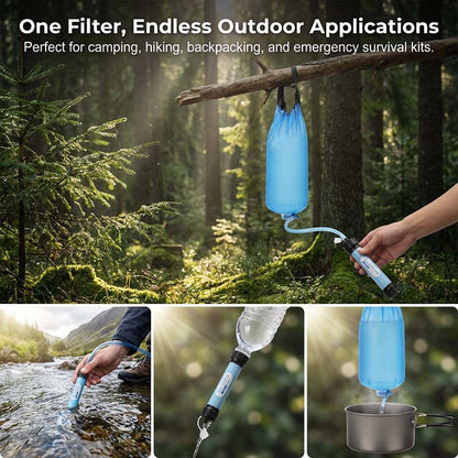 💧 Sistema Portátil de Filtro de Água por Gravidade – Água Limpa e Fresca Onde Você Estiver! 🏕️✨
