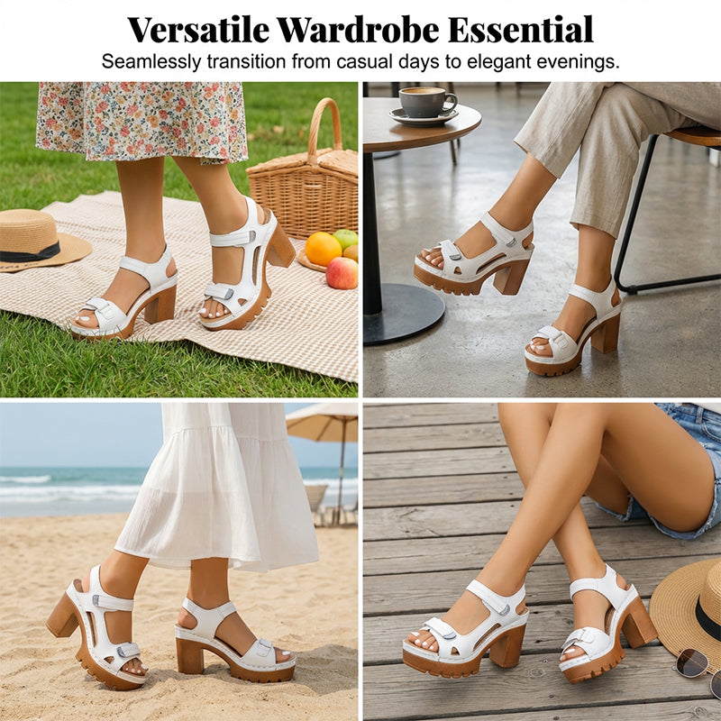 👡 60% OFF NOW! 🔥 Women's Summer Platform One-Strap Sandals – Comfortable, Lightweight & Perfect for Beach or Daily Wear ☀️