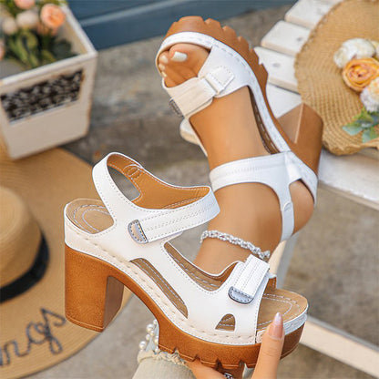 👡 60% OFF NOW! 🔥 Women's Summer Platform One-Strap Sandals – Comfortable, Lightweight & Perfect for Beach or Daily Wear ☀️