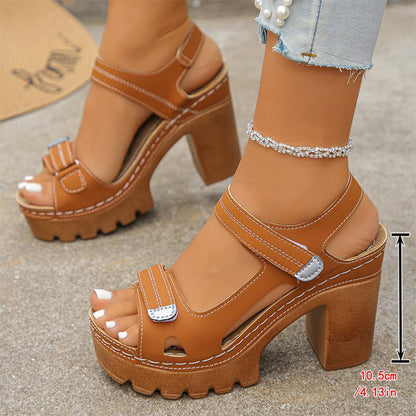 👡 60% OFF NOW! 🔥 Women's Summer Platform One-Strap Sandals – Comfortable, Lightweight & Perfect for Beach or Daily Wear ☀️