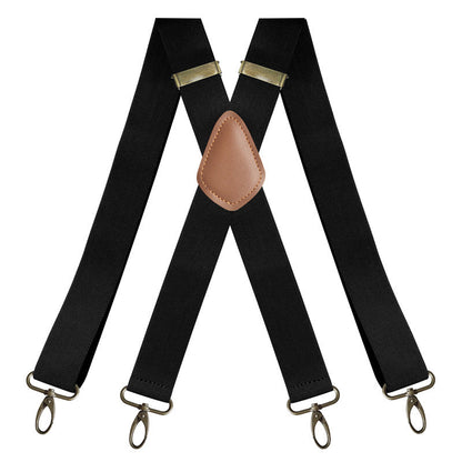 🎩🧷 Suspensório ajustável em X – estilo vintage com conforto e suporte o dia todo