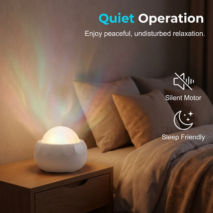 ✨ Lâmpada de Ambiente com Efeito de Onda de Água USB ✨ Iluminação incrível, cria um clima único e aconchegante para qualquer ambiente! 🌊💡