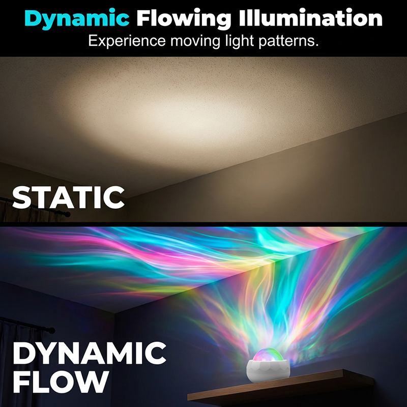 ✨ Lâmpada de Ambiente com Efeito de Onda de Água USB ✨ Iluminação incrível, cria um clima único e aconchegante para qualquer ambiente! 🌊💡