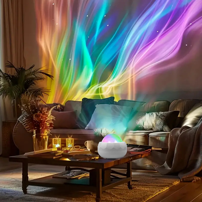 ✨ Lâmpada de Ambiente com Efeito de Onda de Água USB ✨ Iluminação incrível, cria um clima único e aconchegante para qualquer ambiente! 🌊💡
