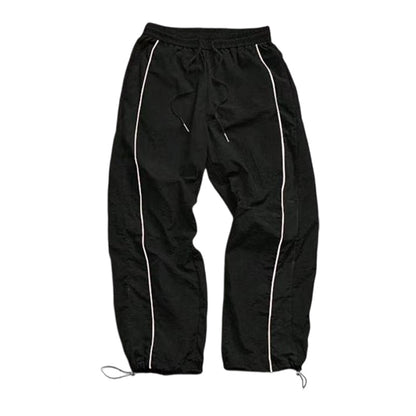 👖 50% OFF NOW! 🔥 Retro Side-Stripe Wide-Leg Trousers – High-Waisted, Comfortable Fit & Perfect for a Vintage Streetwear Look ✨