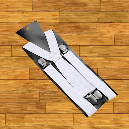 🔥Hot Deals-Classic Unisex Adjustable Elastic 4-Clip Suspenders