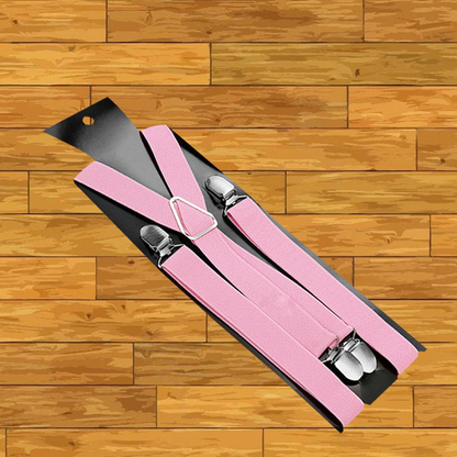 🔥Hot Deals-Classic Unisex Adjustable Elastic 4-Clip Suspenders