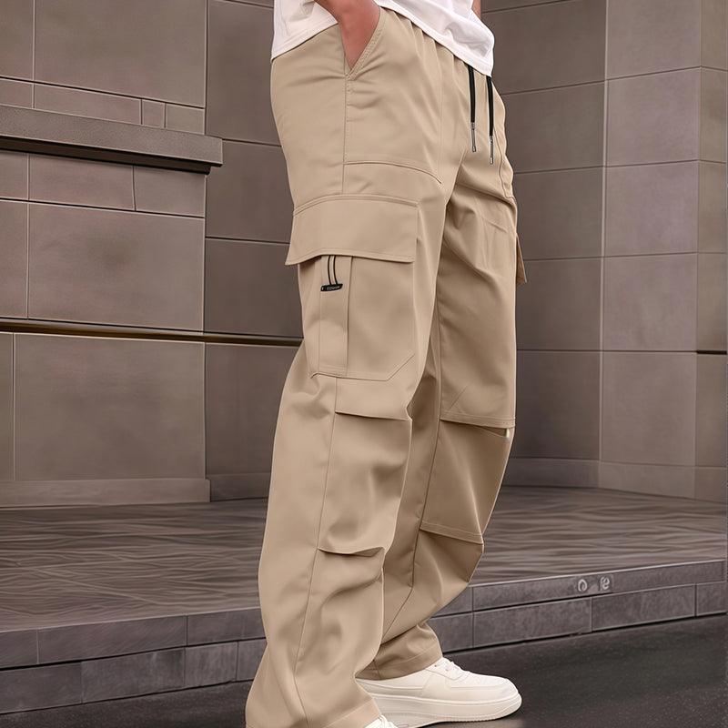 🔥2026 Newest Model-Multi-Pocket Straight-Leg Cargo Pants for Men