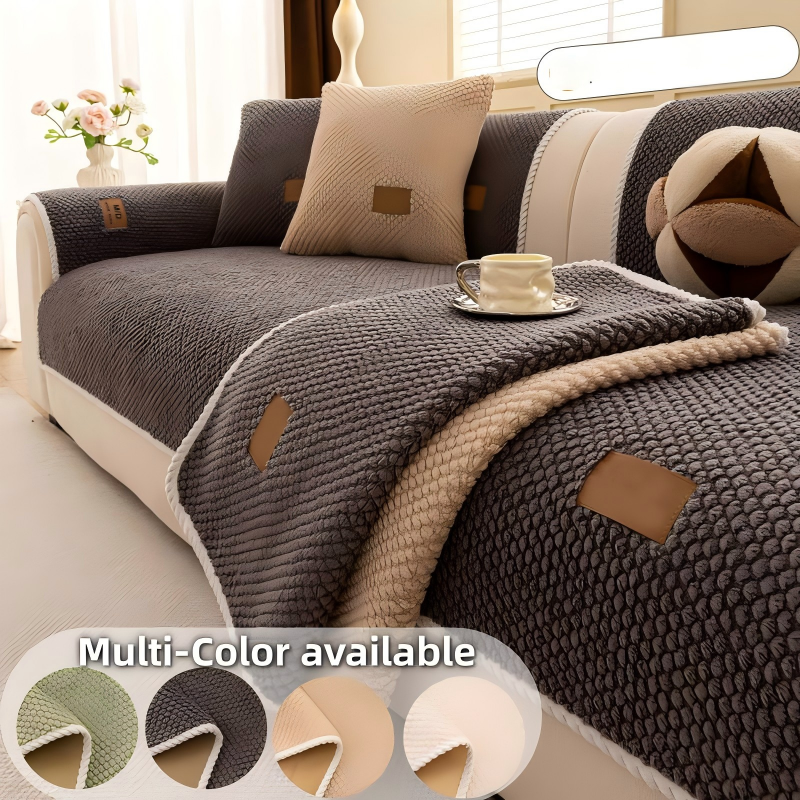 ✨🛋️ Capa de sofá ultramacia antiderrapante – conforto e proteção total para sua casa