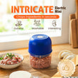 🔪⚡ Mini processador elétrico USB – pique alimentos em segundos sem esforço